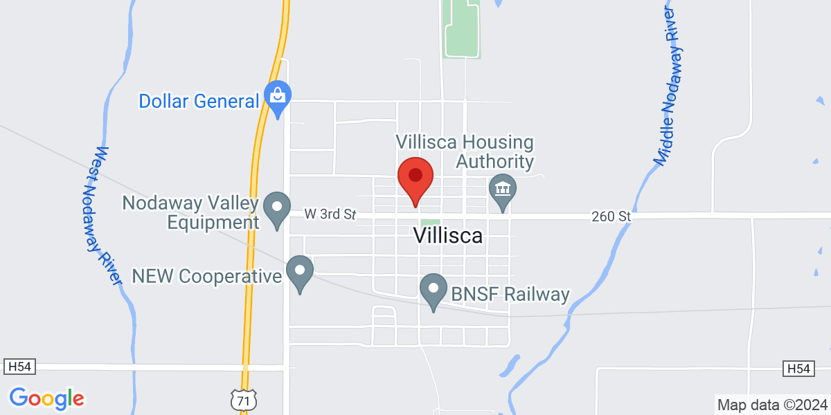 Map of Villisca Public Library